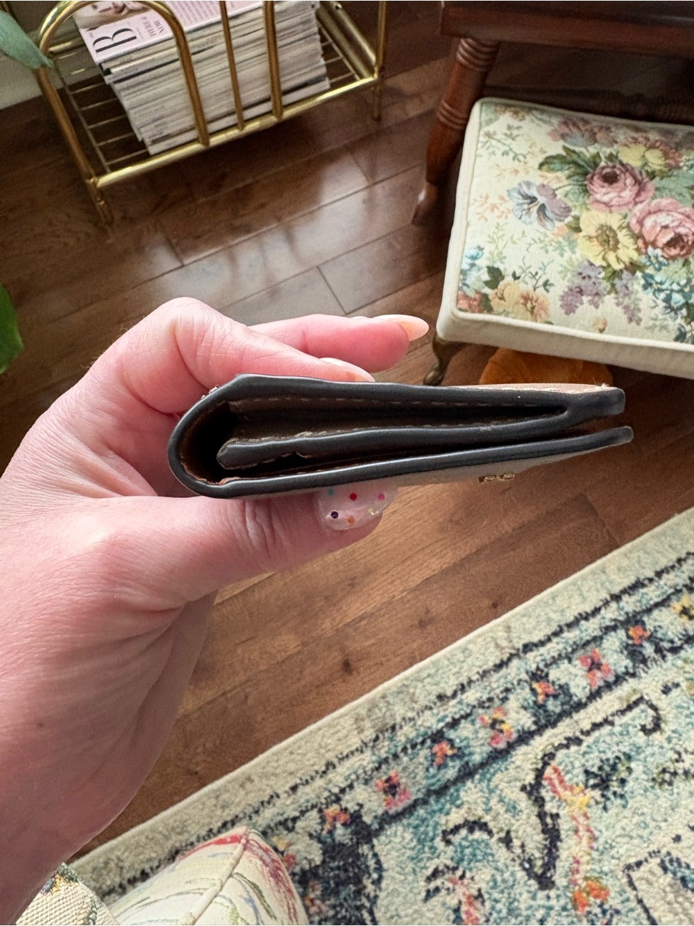 Coach Taupe Slim Wallet - Picture 4 of 9